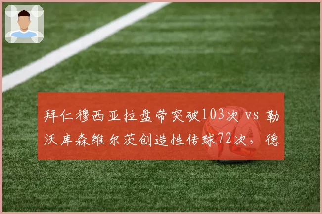 拜仁穆西亚拉盘带突破103次 vs 勒沃库森维尔茨创造性传球72次,德甲新星谁更闪亮?