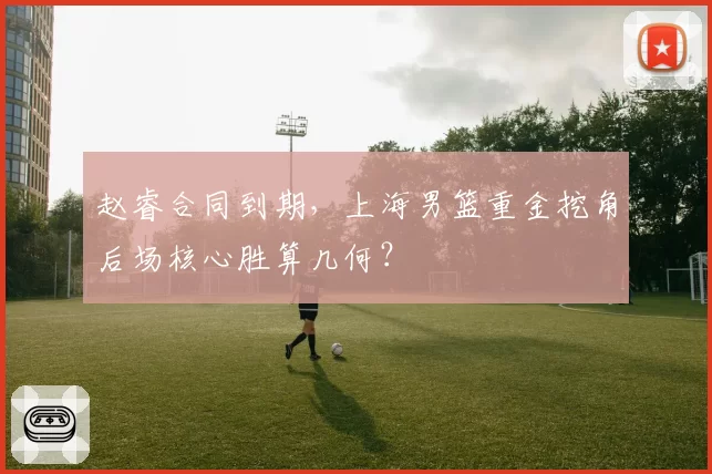 赵睿合同到期，上海男篮重金挖角后场核心胜算几何？