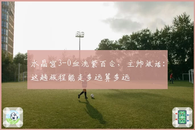 水晶宫3-0血洗紫百合,主帅放话:这趟旅程能走多远算多远