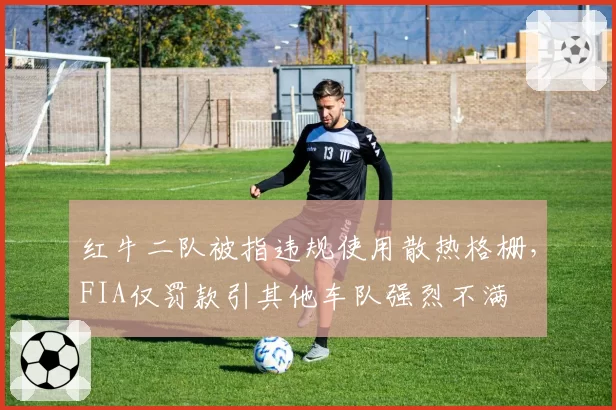 红牛二队被指违规使用散热格栅，FIA仅罚款引其他车队强烈不满